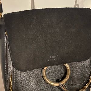 Chloe Frye Small Black Backpack